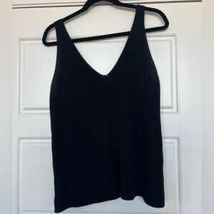 Gilli Black Knit Women's Tank Top